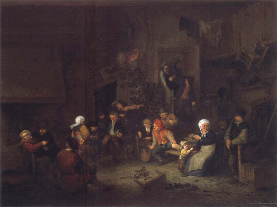 Jan Steen Merry Company in an inn.